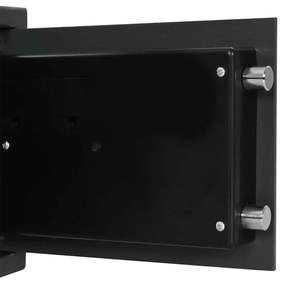 vidaXL Ψηφιακό Ασφαλές Σκούρο γκρι 25 x 35 x 25 εκ Ατσάλι