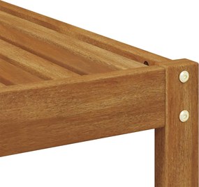 vidaXL Εξωτερικό Τραπέζι Φυσικό 79 x 79 x 37 εκ