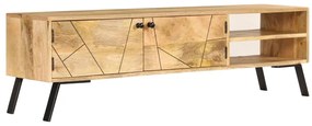 vidaXL Έπιπλο Τηλεόρασης 140 x 30 x 40 εκ. από Μασίφ Ξύλο Μάνγκο