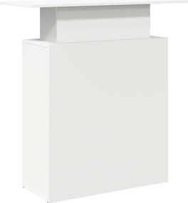 vidaXL Γραφείο Υποδοχής Λευκό 100x40x104 εκ. από Τεχνητό Ξύλο