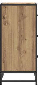 vidaXL Πλαϊνό γραφείο Artisan Oak 35.5 x 35 x76 εκ