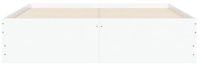 vidaXL Πλαίσιο Κρεβατιού με Συρτάρια Χωρίς Στρώμα Λευκό 120x200 εκ.