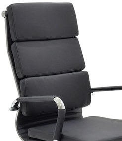 Καρέκλα γραφείου διευθυντή Tokyo pakoworld μαύρο pu 55.5x52x108εκ