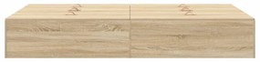 vidaXL Σκελετός Κρεβατιού Sonoma Δρυς 120 x 200 cm Επεξεργασμένο ξύλο