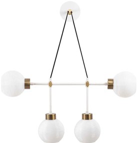 Φωτιστικό Τοίχου - Απλίκα Swing 584TTM1937 78x15x65cm E27 40W White Opviq