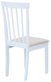 Καρέκλα Houston σε λευκή απόχρωση 40x49x94εκ 2αδα 40x49x94 εκ.