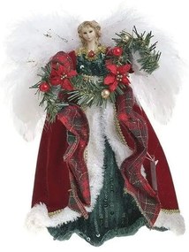 Χριστουγεννιάτικος Άγγελος 2-70-295-0025 28cm Multi Inart