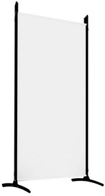 vidaXL Διαχωριστικό Δωματίου με 5 Πάνελ Λευκό 433x180 εκ. από Ύφασμα