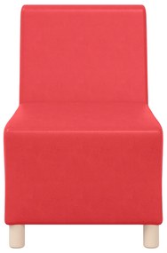 vidaXL Καναπέδες 2 pcs Κόκκινο 55 x 74 x 82 εκ. Τεχνητό δέρμα