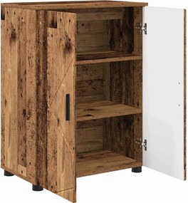 vidaXL Ντουλάπι Μπάνιου Παλιό Ξύλο 60 x 35 x 80 εκ