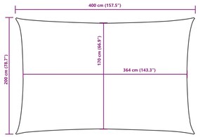 ΠΑΝΙ ΣΚΙΑΣΗΣ ΟΡΘΟΓΩΝΙΟ ΛΕΥΚΟ 2 X 4 Μ. ΑΠΟ ΎΦΑΣΜΑ OXFORD 135257