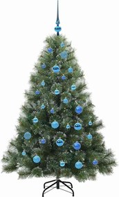 vidaXL Τεχνητό Χριστουγεννιάτικο Δέντρο Πράσινο 150 cm ΠΕ και PVC