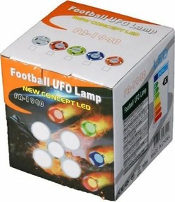 Διακοσμητικό Φωτιστικό με Φωτισμό RGB Λαμπτήρας LED Football UFO 40W Πολύχρωμο