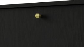 Έπιπλο Τηλεόρασης Siera 3D-Μαύρο