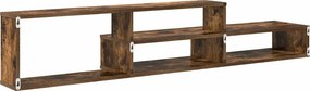 vidaXL ΡάφιΤηλεόρασηςΤοίχου 150x25x28,5εκ Επεξεργασμένο ξύλο