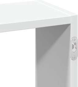 vidaXL Ραφιέρα Τοίχου Λευκό 159x18x66 εκ. από Επεξ. Ξύλο