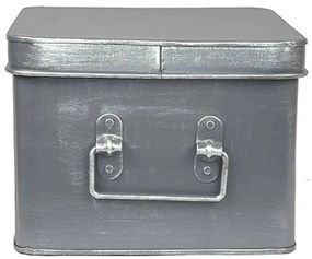 LABEL51 Κουτί Αποθήκευσης Media Χρώμα Αντικέ Γκρι 27 x 21 x 16 εκ. L