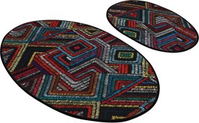Bathmat Set (2 Pieces) Maglie Djt Multicolor