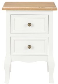 vidaXL Κομοδίνα 2 Τεμ. Λευκά 35 x 30 x 49 εκ. από MDF