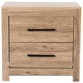 Κομοδίνο Dodo Dark Oak 58x39x56cm 09-0935 Μελαμίνη
