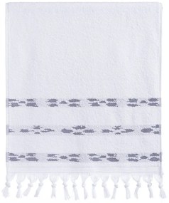 Πετσέτα Garnet White-Grey Nef-Nef Face 50x90cm 100% Cotton