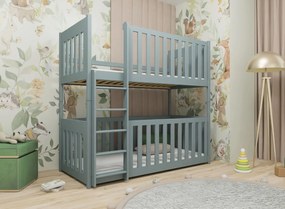 KONRAD 90x190 grey bunk bed Lano Furniture