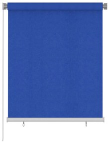 Στόρι Σκίασης Ρόλερ Εξωτερικού Χώρου Μπλε 120 x 140 εκ. HDPE