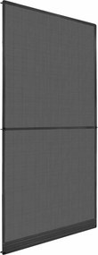 vidaXL Ανοιγόμενη Οθόνη Εντόμων Ανθρακί και Μαύρο 120 x 240 cm