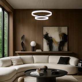 Κρεμαστό Φωτιστικό Πολύφωτο Gala Silver 54W 4000K 60cm
