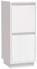 vidaXL Ντουλάπια 2 τεμ. Λευκά 31,5 x 34 x 75 εκ. από Μασίφ Ξύλο Πεύκου