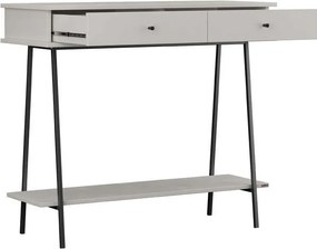 Κονσόλα Elite Megapap χρώμα λευκό του πάγου 100x40x88εκ.
