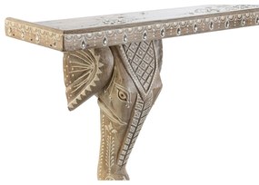 Ράφια DKD Home Decor Λευκό Φυσικό Ξύλο από Μάνγκο 78 x 15 x 28 cm