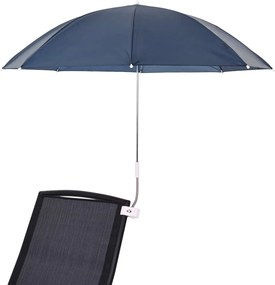 vidaXL Ομπρέλα με κλιπ Ø 105 x 86 εκ 170T πολυεστέρας 2 τεμ.