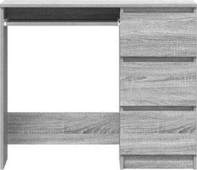 vidaXL Γραφείο Γκρι Sonoma 90x45x76 εκ. από Επεξεργασμένο Ξύλο