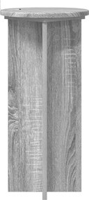 vidaXL Βάση φυτών 2 τεμ. Γκρι Sonoma 29,5 x 29,5 x 60 εκ.