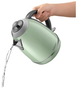 Ηλεκτρικός βραστήρας BUYDEEM K640, 2400W, 1.7 l, προστασία ξηρού βρασμού, χωρίς BPA, LED, ανοιχτό πράσινο
