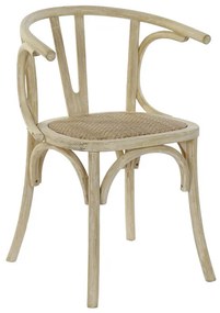 Καρέκλα Τραπεζαρίας DKD Home Decor Λευκό 56 x 50 x 76 cm
