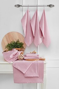 Kitchen Towel Set (10 Pieces) Lola - Pink Pink