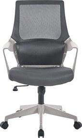 Καρέκλα γραφείου εργασίας Fragrant pakoworld ύφασμα mesh γκρι