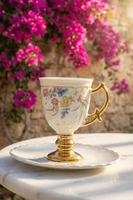 Stewehome Σετ πορσελάνινων φλιτζανιών καφέ για 6 άτομα Πολύχρωμο