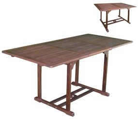 Τραπέζι GARDEN 120+50x80cm Επεκτ.Acacia
