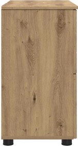 vidaXL Ντουλάπι Μπάνιου με συρτάρι Artisan Oak 76,5 x 35 x 64 εκ