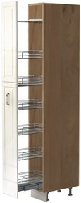 Επιδαπέδιο ντουλάπι ψηλό Toscana K23-30-1KZ-Καρυδί - 30.00Χ60.00Χ235.00cm