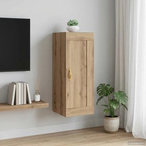 vidaXL Ντουλάπα Τοίχου Artisan Δρυς 34,5 x 34 x 90 εκ.