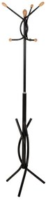 Καλόγερος 7 Σημείων Κρέμασης HM9575.01 41x41x176cm Μεταλλικός Black Metal
