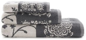 Πετσέτα Brenta Grey-Perla Bassetti Body 70x140cm 100% Cotton
