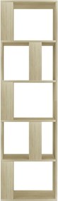 vidaXL Βιβλιοθήκη/Διαχωριστικό Sonoma Δρυς 45x24x159 εκ. Επεξ. Ξύλο