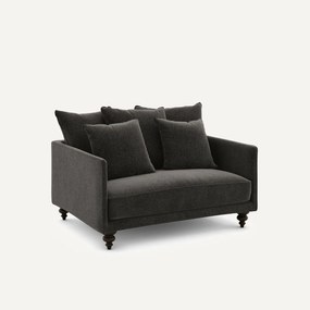 Διθέσιος καναπές compact από βελούδο chenille, Lazare