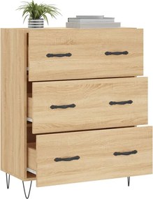 vidaXL Ντουλάπι Sonoma Δρυς 69,5 x 34 x 90 εκ. από Επεξεργασμένο Ξύλο
