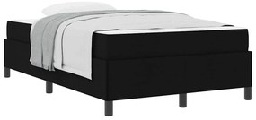 vidaXL Κρεβάτι με ελατήρια Μαύρο 120 x 190 cm